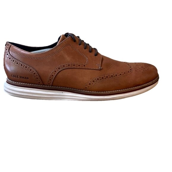 Men's Cole Haan ØriginalGrand Wingtip Oxfords Size 13 Comfortable Lace Ups - Picture 1 of 15